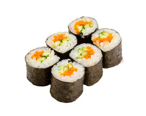 japanese roll isolated