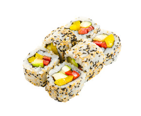 japanese roll isolated