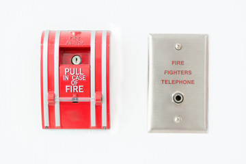 Fire alarm push botton