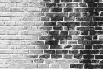 Black and white brick wall texture background / Brick wall textu