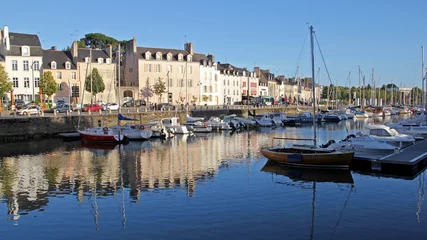 Washable wall murals City on the water Bretagne 2 Vannes