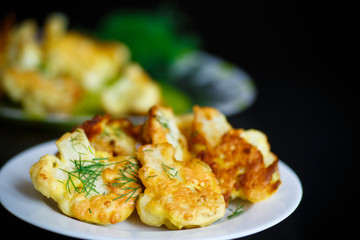 cauliflower fried in batter