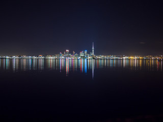 Auckland City Night View