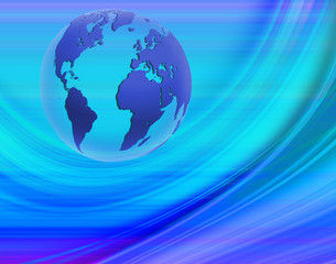 Fototapeta na wymiar abstract image of the globe closeup