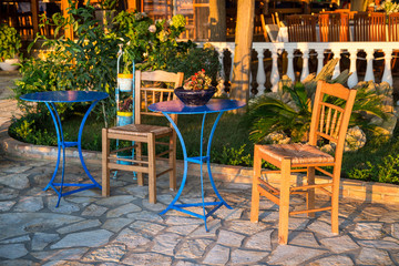 Fototapeta na wymiar Traditional greek taverna