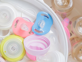 team sterilizer and dryer sterilize baby accessories. Nipple teether.