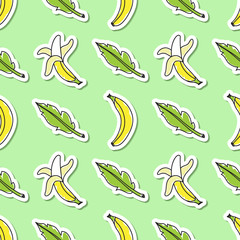 hand drawn bananas