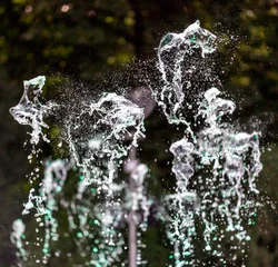 Deurstickers Fontijn fontaine de margitsziget, Boedapest