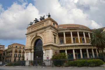 Obraz premium Théâtre Politeama de Palerme