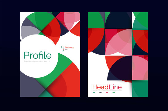 Business company profile brochure template