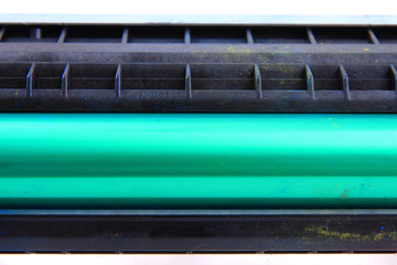 detail of printer laser roller