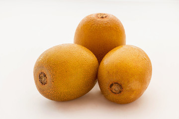 Three Kiwi fruit