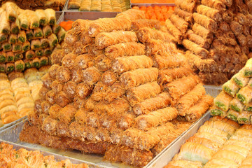 eastern sweets, kanafah and baklava