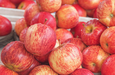 Apple sold in the bazaar.