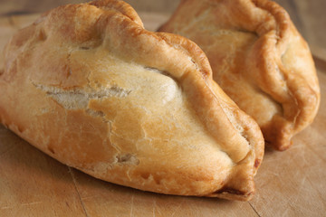 Traditonal Cornish meat and potato pasties