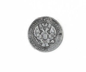 ancient Russian kopecks, 25 kopecks, 1839, numismatics