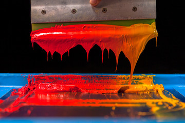 hot tone of colour for print tee shirt.