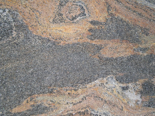 Close up of granite in the swiss alps