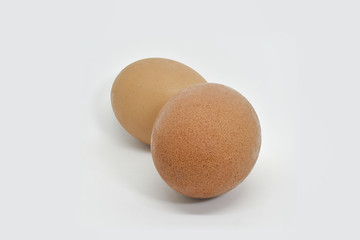 eggs isolated on white background