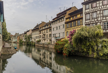 Fototapeta na wymiar The central part of Strasbourg
