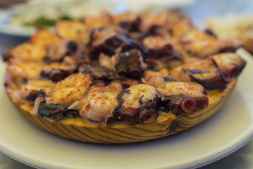 Pulpo a la gallega.