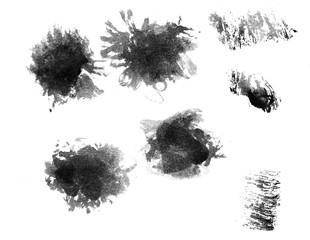 Set of ink brushes