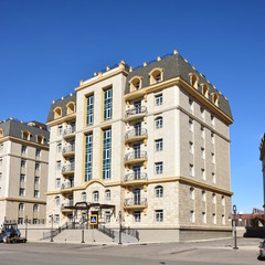 Fototapeta premium Modern building in Astana, capital of Kazakhstan