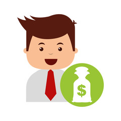 business economy concept icon vector illustration design