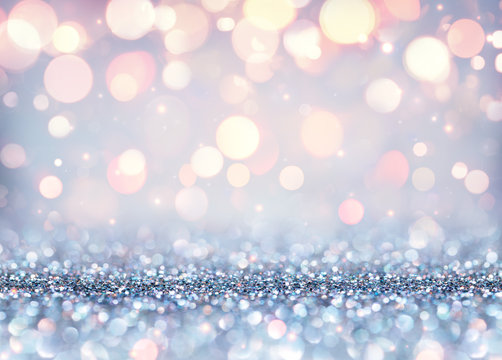 Glittering Effect For Luxury Christmas - Shining Background © Romolo Tavani