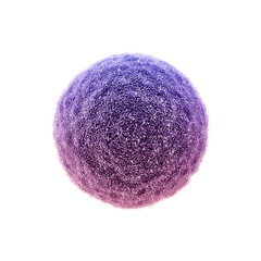 Virus isolated on white background. 3D Render