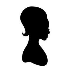 Vector logo woman.
