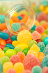 Colorful jelly beans to wallpaper