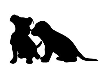 Vector illustration of dog.