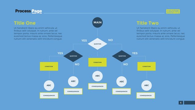Flowchart Algorithm Slide Template