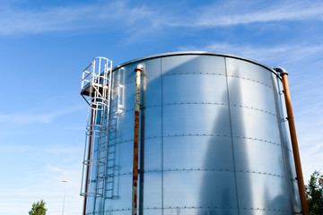 Chemical plant, containers