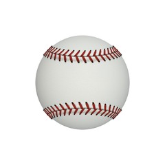 Baseball ball isolated on white background.