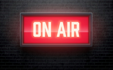 on air realistic sign