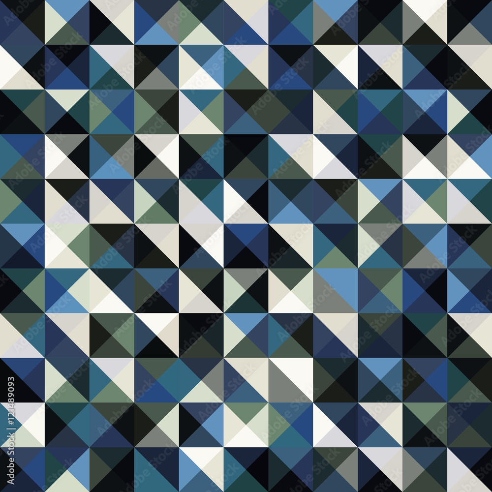 Poster abstract colorful triangles background design