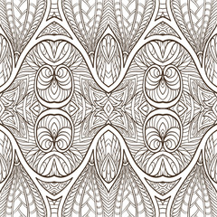 Ornamental Tribal Seamless pattern.