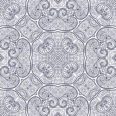 Ornamental Tribal Seamless pattern.