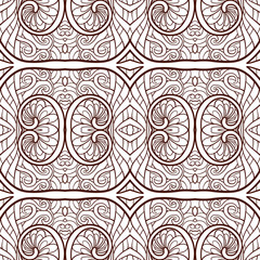 Ornamental Tribal Seamless pattern.