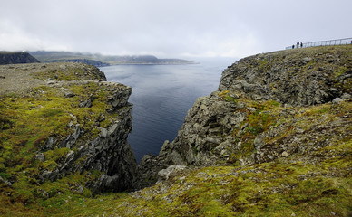 Fototapeta na wymiar Cliffs of North Cape