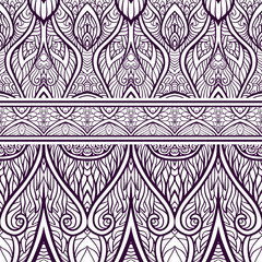 Ornamental Tribal Seamless pattern.