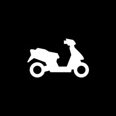 Modern scooter icon