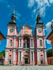 Wallfahrtskirche Swieta Lipka in den Masuren; Polen - obrazy, fototapety, plakaty