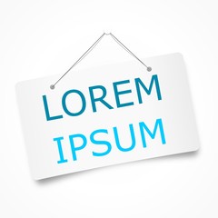 Panneau d'affichage pour site internet