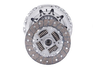 Car clutch kit isolated on white