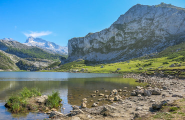 Fototapeta na wymiar Scenic view in Covadonga, Asturias, northern Spain