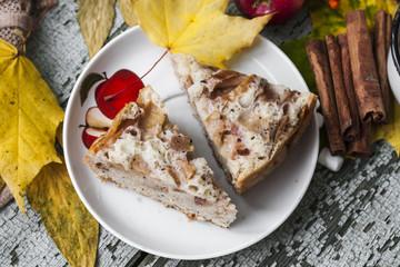 Fresh baked apple pie