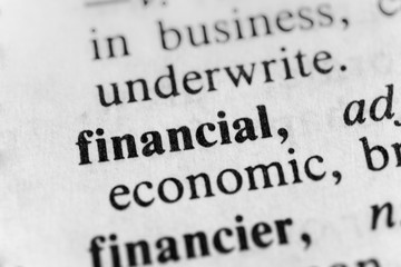 Obraz premium Financial